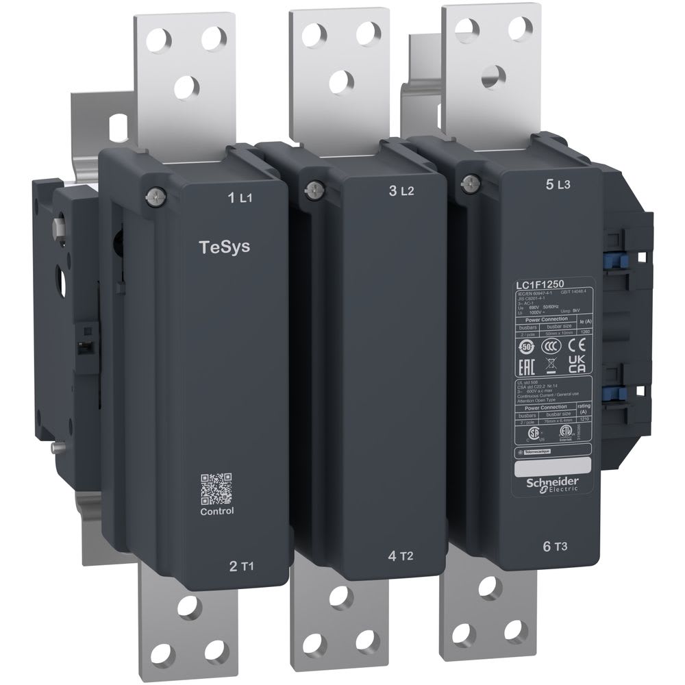 SCHNEIDER ELECTRIC - SNRLC1F1250F7 Contattore TeSys F - 3P (3 NA) - AC1 - <= 440 V 1260 A - 110 Vca
