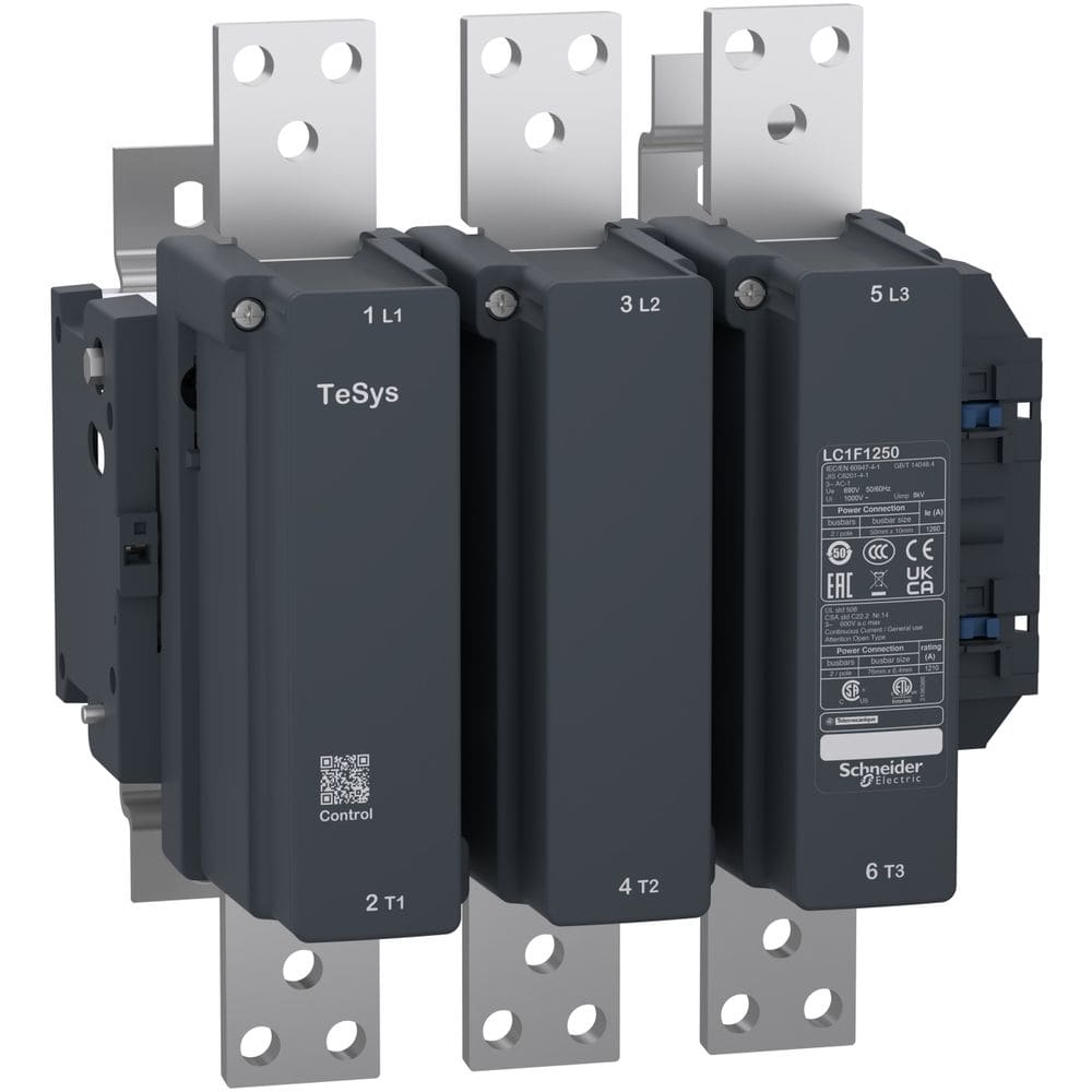 SCHNEIDER ELECTRIC - SNRLC1F1250F7 CONTATTORE 1250A 3P 110/120V 50/60HZ