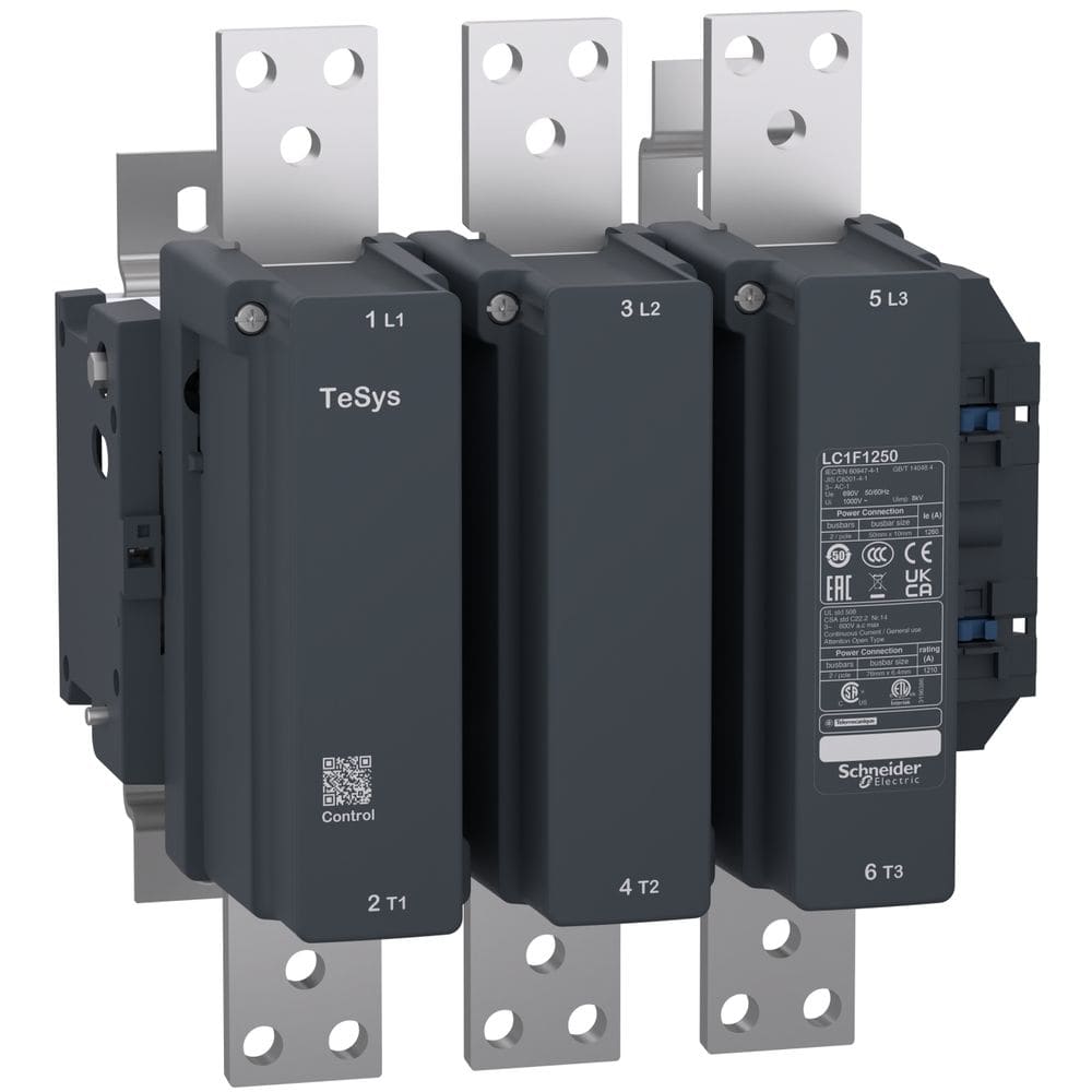 SCHNEIDER ELECTRIC - SNRLC1F1250M7 CONTATTORE 1250A 3P 220V 50/60HZ