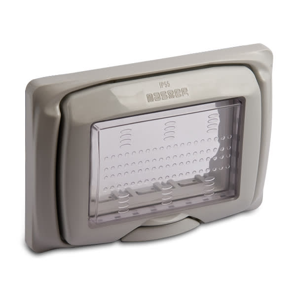 MASTER SRL - MST43503 SUB PLACCA PROTET.IP55 3P. GRIGIA