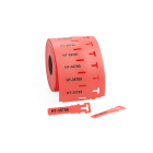 HELLERMANNTYTON Srl - HEE556-80587 TAGPU LOOP 12X74 RESISTENTI UV, ROSSE