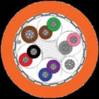 BREVETTI STEND. CAVO - BRC4400001 CAVOPUR(4X2X0,25+2X1)SCHERMATOARANCIOR