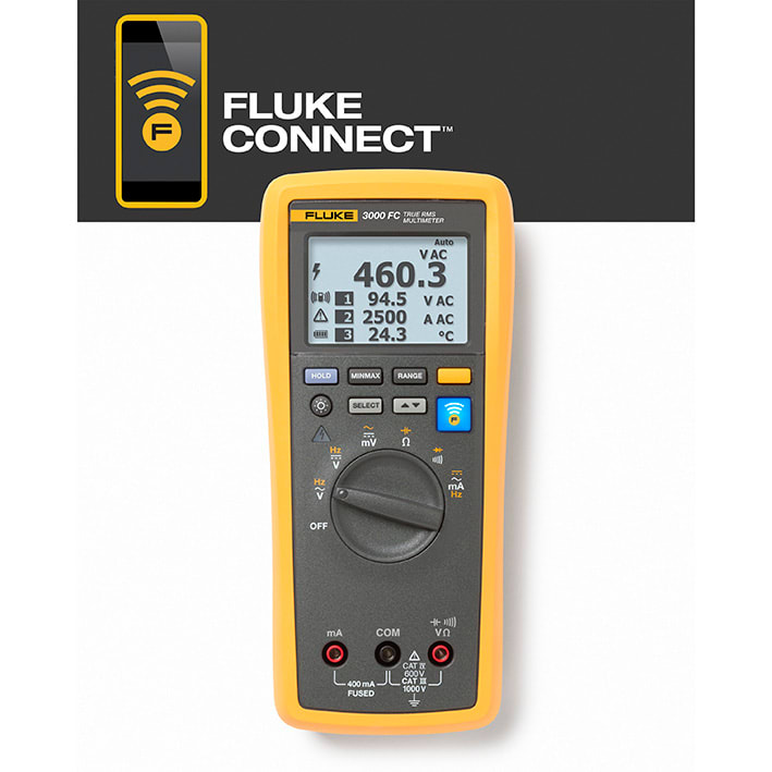 FLUKE ITALIA SRL FLK4401595 3000FC MULTIMETRO TRMS, 1000V, 400MA AC/