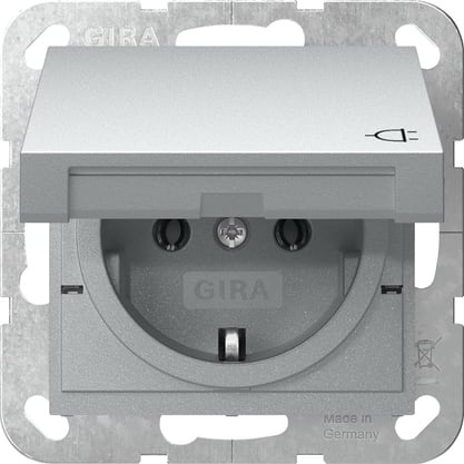 GIRA - GIR445426 PRESA SCHUKO CC SYSTEM 55 C.ALLUM.