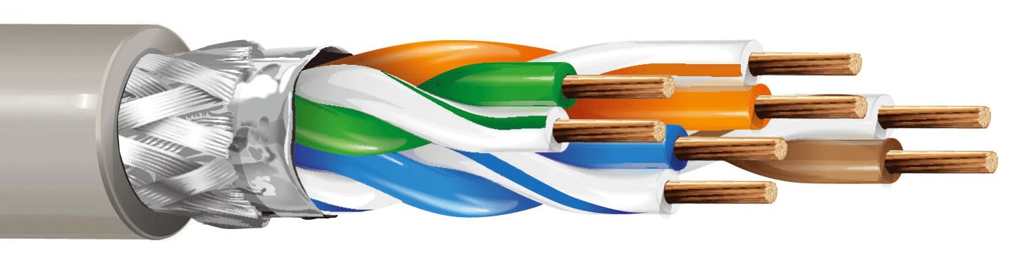 ITC INDUSTRIA TECNIC - ITC44S7YGRB500 4X2 AWG24 S(FTP) FLEX CAT 5 B.500 ECA