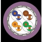 BREVETTI STEND. CAVO - BRC4500022-C5 CAVO PUR 100 OHM CAT 5E 24 AWG VIOLA