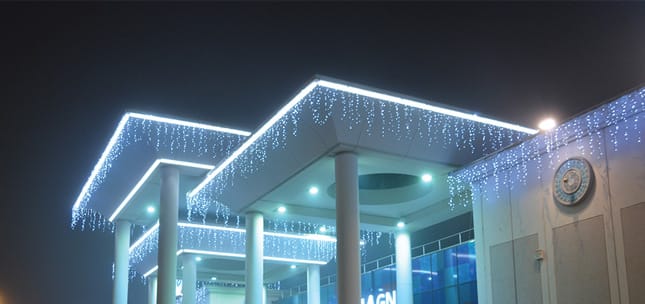 WIMEX - WIM4501147 ICICLE 177LED BLU+33FLASH 3M