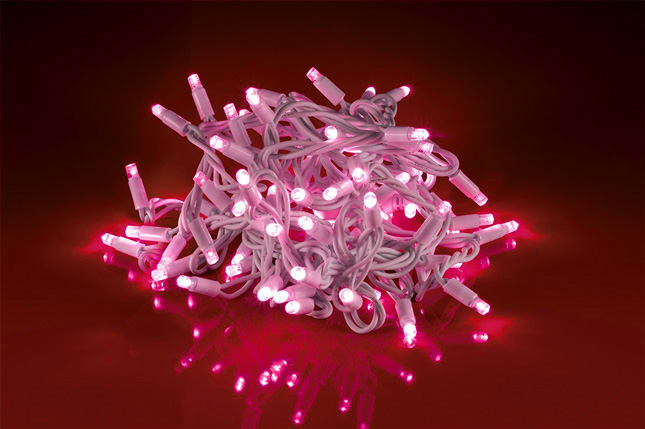 WIMEX - WIM4501311S STRINGA BIA 60LED ROSSI-NO CAV