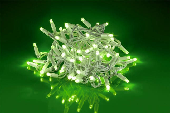WIMEX WIM4501316 STRINGA BIA 60LED VERDI