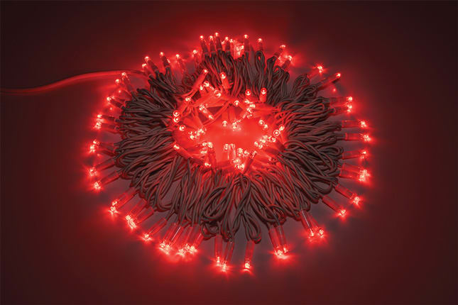 WIMEX - WIM4501341 STRINGA BIA 120LED ROSSI