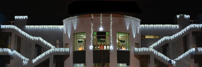 WIMEX - WIM4501439 ICICLE BIGLED BLU+FLASH 6M