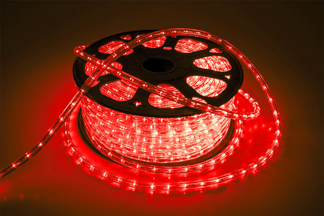 WIMEX - WIM4502521X TUBO LED ROSSO ORIZZ 45M-