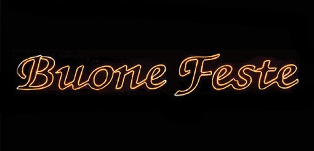 WIMEX - WIM4506230 BUONE FESTE TUBOLED175X40CM-