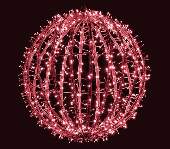 WIMEX - WIM4506271 SFERA RICHIUD ROSSA+FLASH 80CM