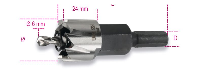 BM SPA - BMM004510042 Frese a tazza in acciaio HSS interamente rettificate