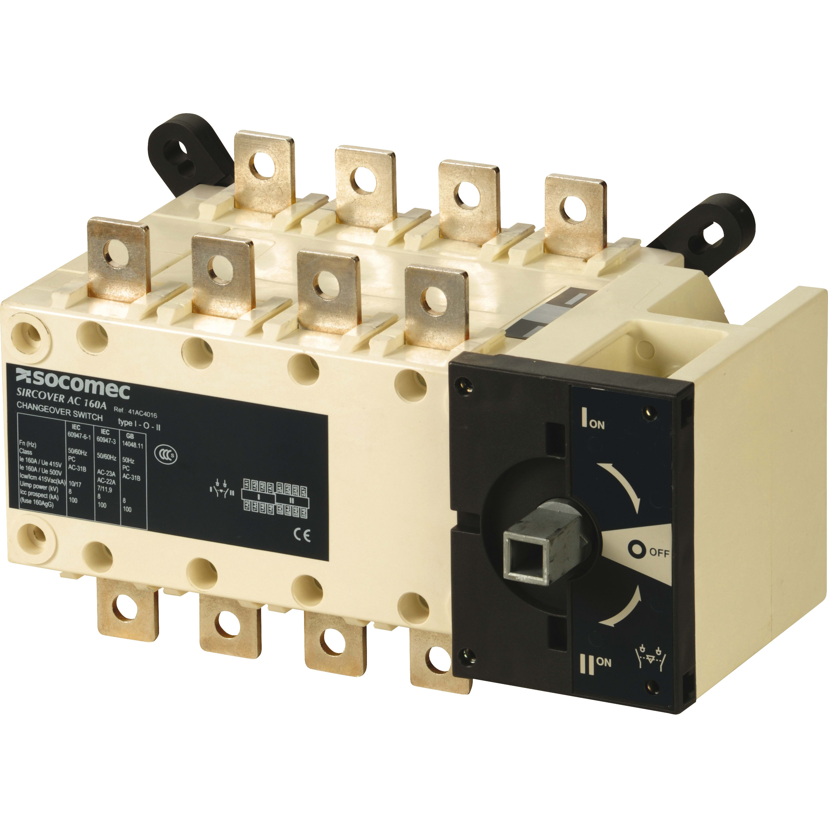 SOCOMEC SOC41AC4016 SIRCOVER - 160A - 4P - I - O - II - CDO