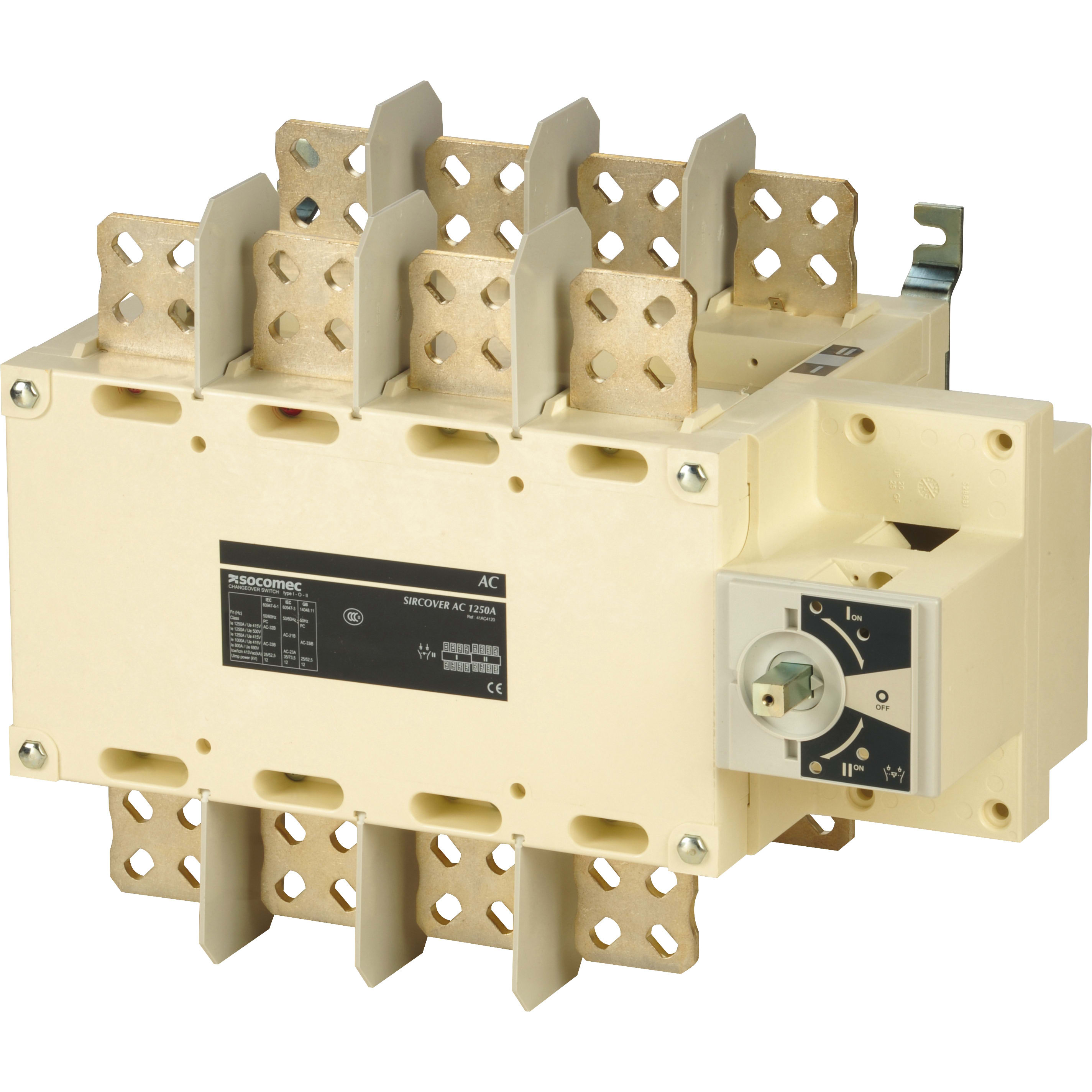 SOCOMEC SOC41AC4120 SIRCOVER - 1250A - 4P - I - O - II - CDO