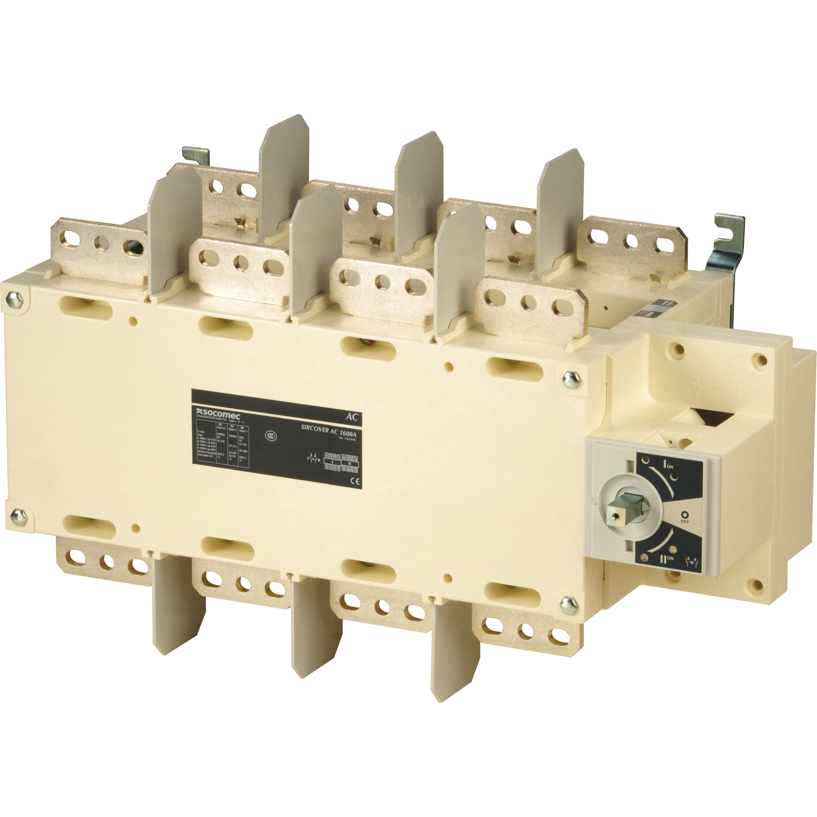 SOCOMEC SOC41AC4160 SIRCOVER - 1600A - 4P - I - O - II - CDO
