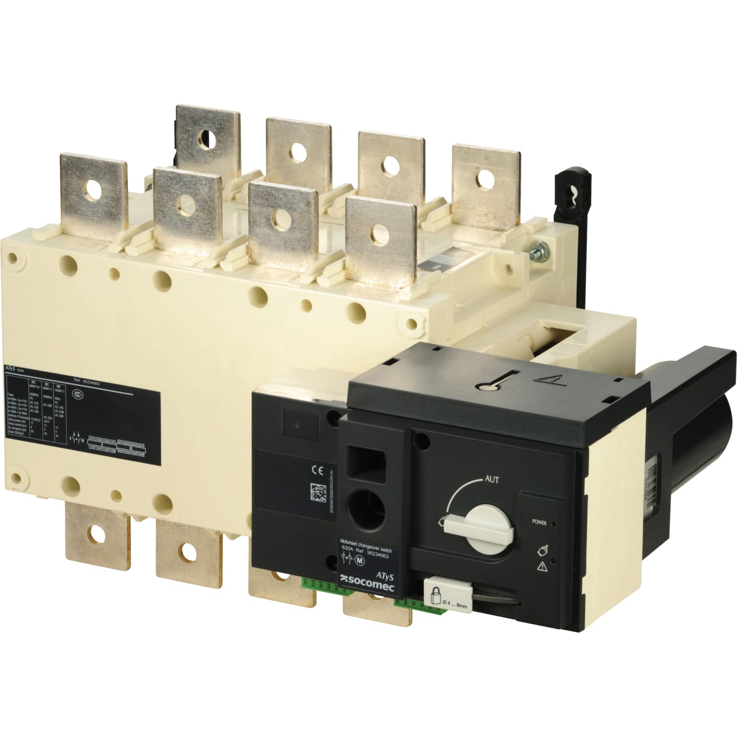 SOCOMEC - SOC95234050 ATYS R 4X500A - ALIM. 230 VAC