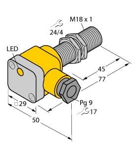 TURCK BANNER SRL TUK46420 BI5-G18SK-AP6X