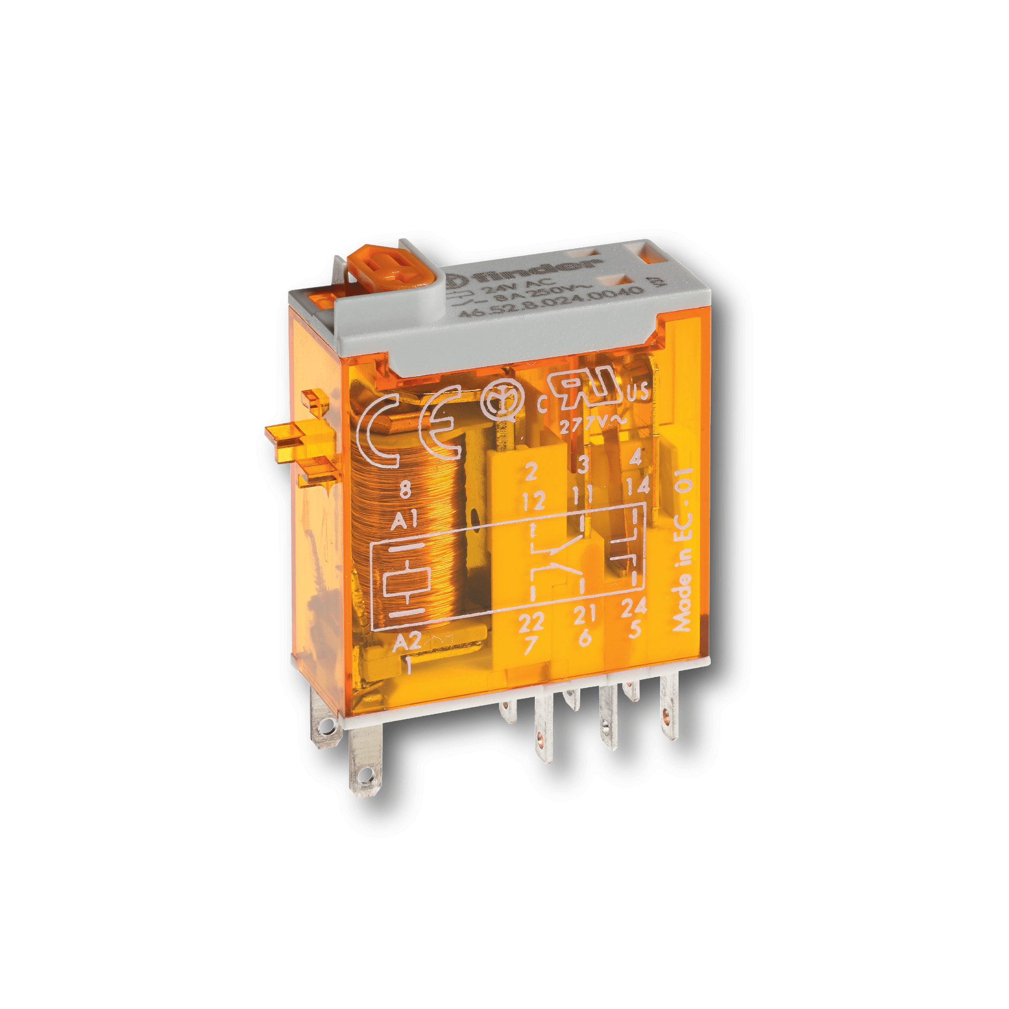 FINDER SPA - FIN465281105040 MINI RELÈ INDUSTRIALE 2 CONTATTI