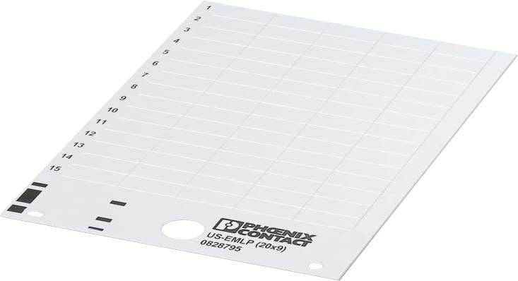 PHOENIX CONTACT - PHC0828871 US-EMLP (11X9) YE SIGLATURE UNISHEET