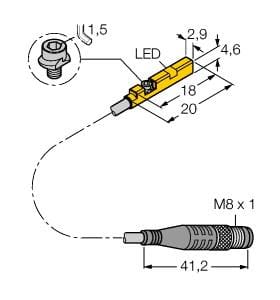 TURCK BANNER SRL TUK4685832 BIM-UNR-AP6X-0.3-PSG3M