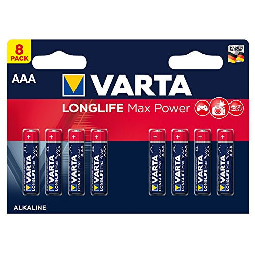 VARTA CONSUMER BATT VAT04703101418 AAA (MINISTILO) LONGLIFE MAX POWER X8