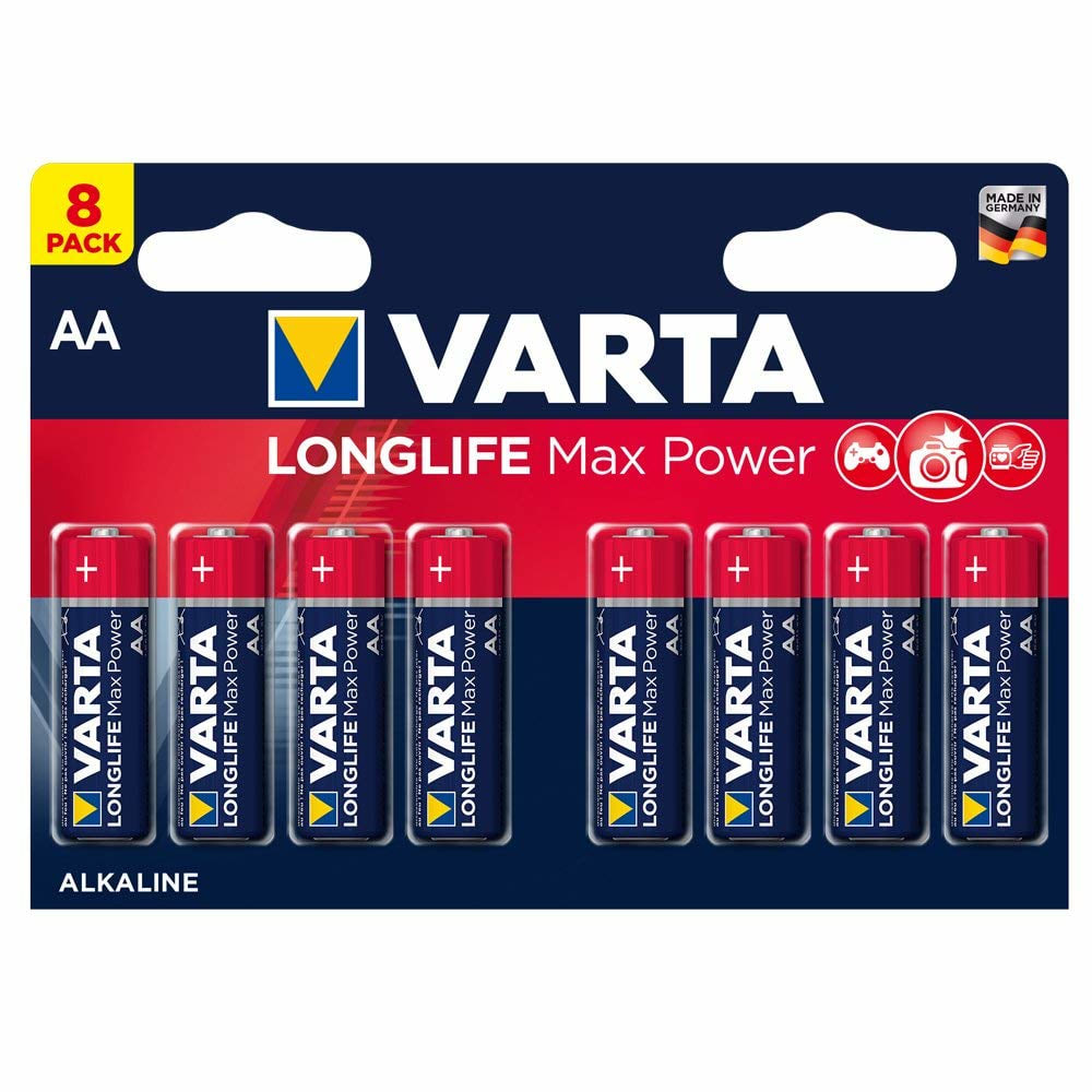 VARTA CONSUMER BATT VAT04706101418 AA (STILO) LONGLIFE MAX POWER X8