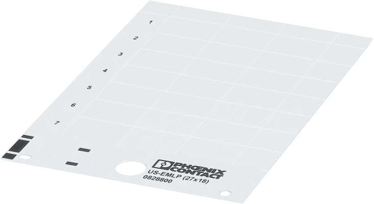 PHOENIX CONTACT - PHC0828895 US-EMLP (27X18) YE SIGLATURE UNISHEET
