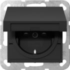 GIRA - GIR4754005 SCHUKO CC + SH MRV SYSTEM 55 NERO O