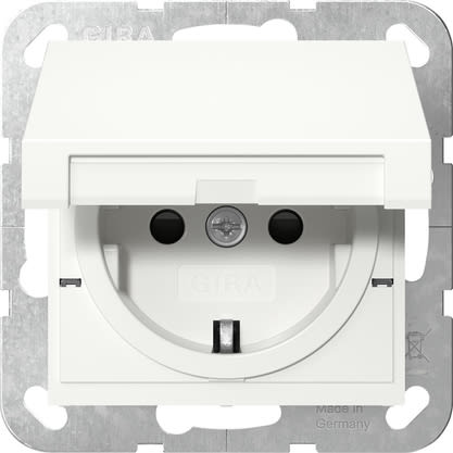 GIRA - GIR475427 SCHUKO CC + SH MRV SYSTEM 55 BNC PURO S