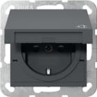 GIRA GGI475428 SCHUKO CC + SP MRV SYSTEM 55 ANTRACITE