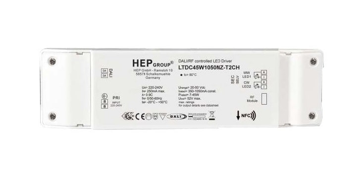 LINEA LIGHT (ILED) - ILD83159 DRIVER HEP TUNABLE WHITE DALI 47W