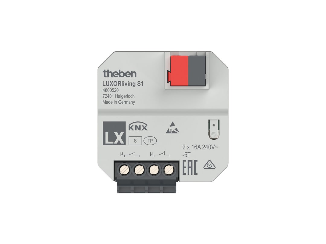 THEBEN SRL THE4800520 LUXORLIVING S1 KNX ATTUATORE COMM. 1 CAN