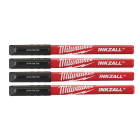 MILWAUKEE - AEG COP48223164 PENNARELLI PUNTA EXTRA FINE NERO 4PZ