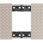 BTICINO BTIKA4802MM L.NOW - PLACCA 2P OPTIC