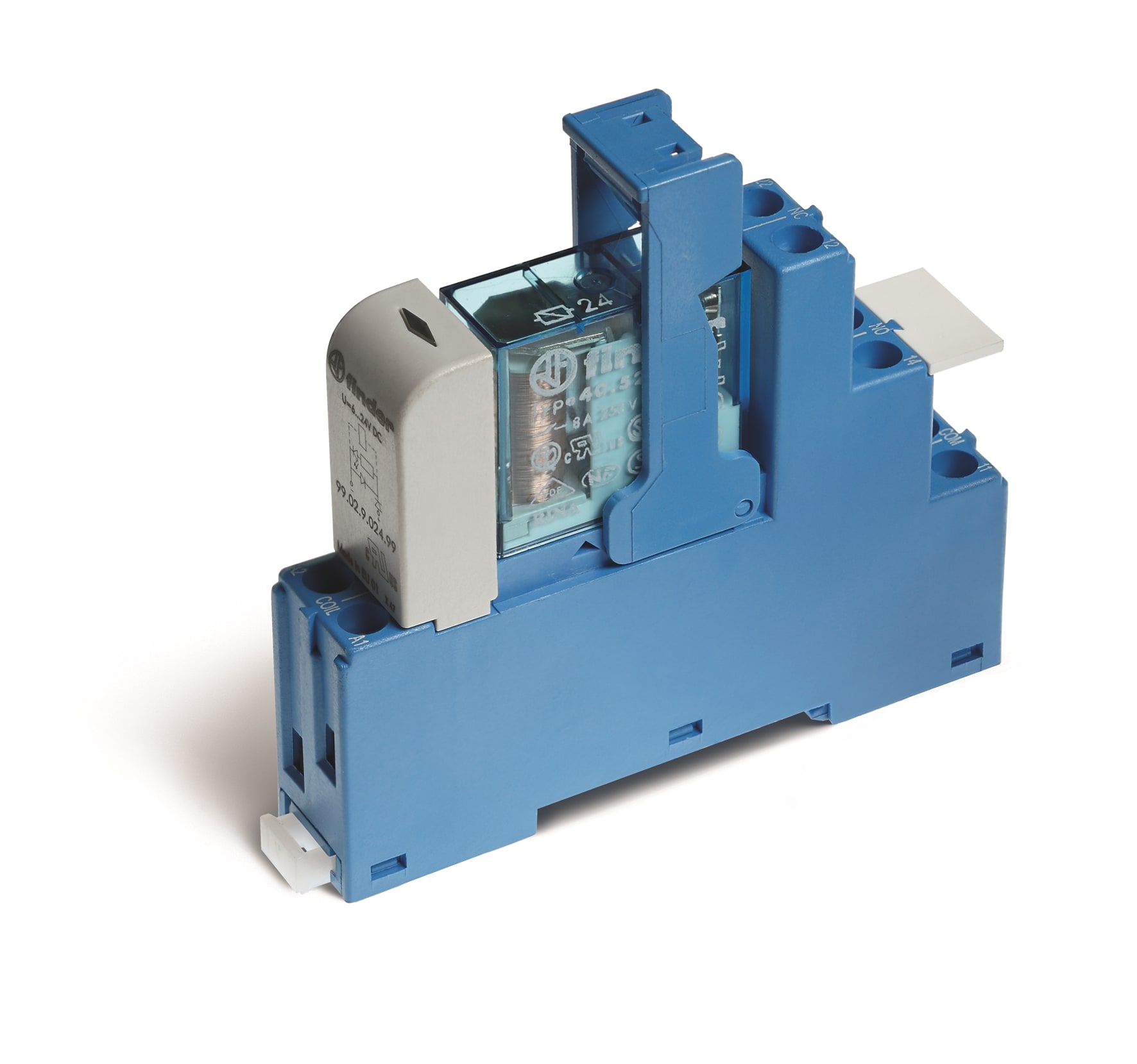 FINDER SPA FIN485280240060SPA INTERFACCIA MODULARE A RELE 2 CONTATTI