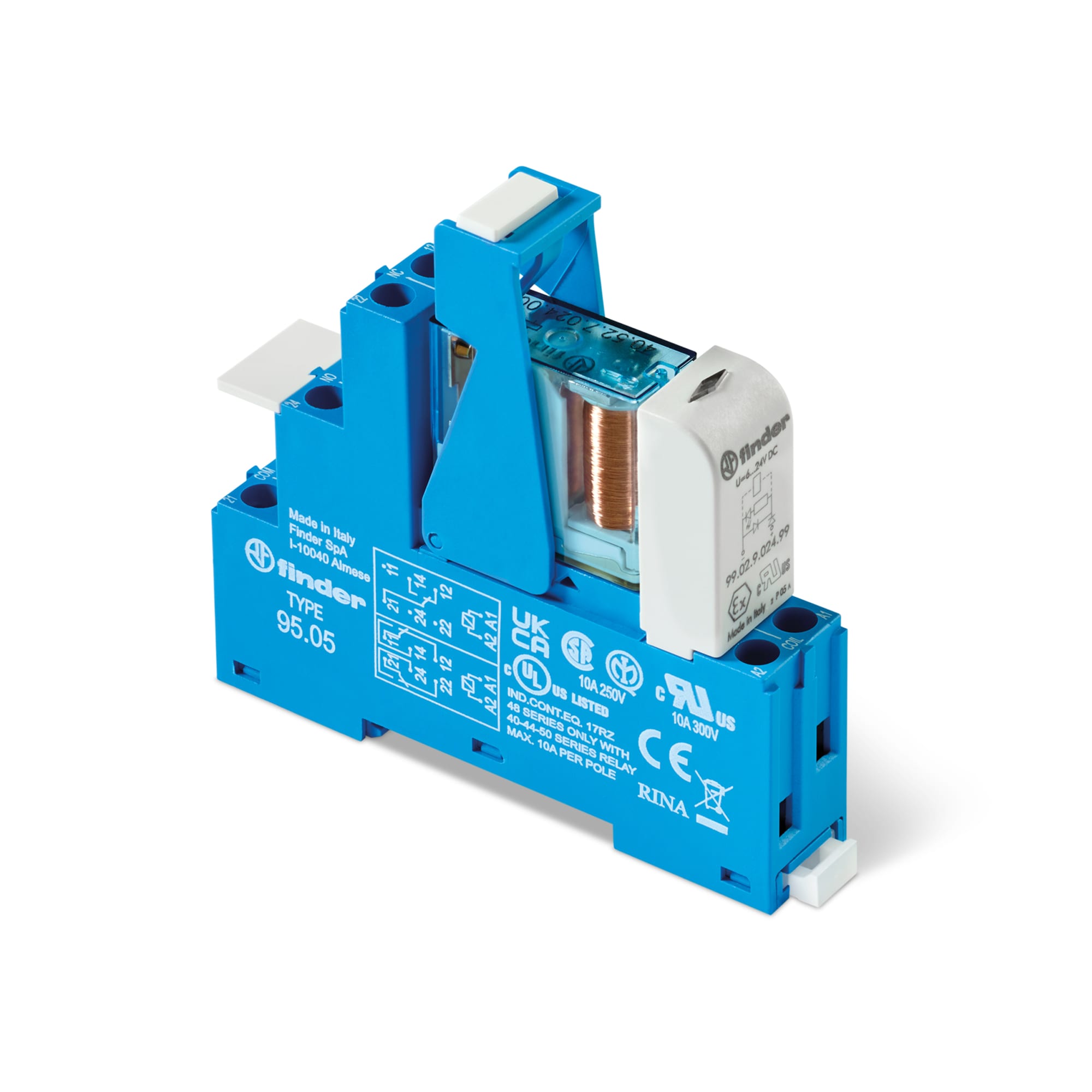 FINDER SPA - FIN485270240050SMB INTERFACCIA MODULARE A RELE 2 CONTATTI