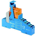 FINDER SPA - FIN48P581100060SPA INTERFACCIA MOD.A RELE 2 CONTATTI PUSH-