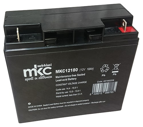 MELCHIONI SPA MEM491460208 BATT PIOMBO RIC.12V 18AH TERMINALE T3 MK