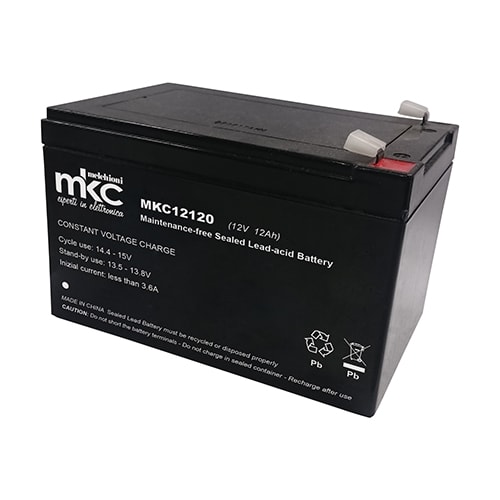 MELCHIONI SPA MEM491460212 BATT PIOMBO RIC.12V 12AH TERM. 6.3MM MKC