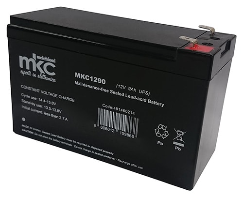 MELCHIONI SPA MEM491460214 BATT PIOMBO RIC.12V 9AH TERM. 6.3MM MKC