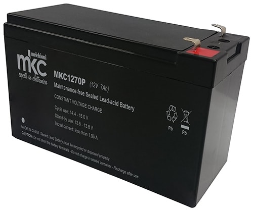 MELCHIONI SPA MEM491460215 BATT PIOMBO RIC.12V 7AH TERM. 4.8MM MKC