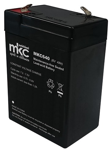 MELCHIONI SPA MEM491460216 BATT PIOMBO RIC.6V 4AH TERM. 4.8MM MKC