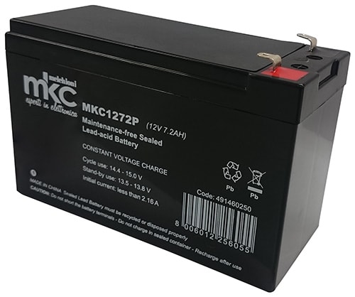 MELCHIONI SPA MEM491460250 BATT PIOMBO RIC.12V 7.2AH TERM. 4.8MM MK