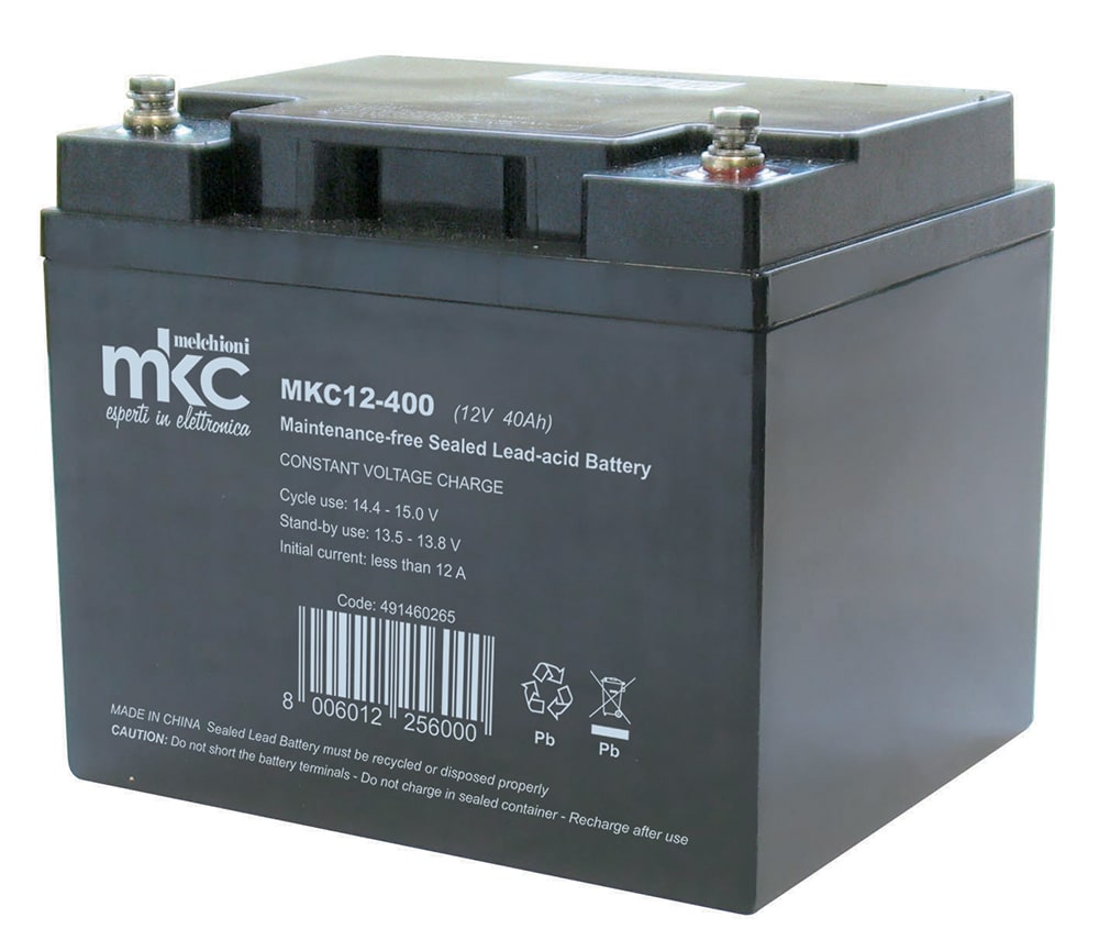 MELCHIONI SPA MEM491460265 BATT PIOMBO RIC.12V 40AH TERMINALE T6 MK
