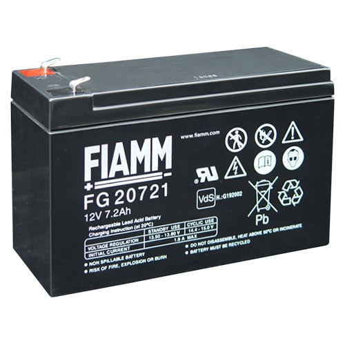MELCHIONI SPA MEM491460370 BATT PB. RIC.12V 7.2AH TERM. 4,8 MM FIAM