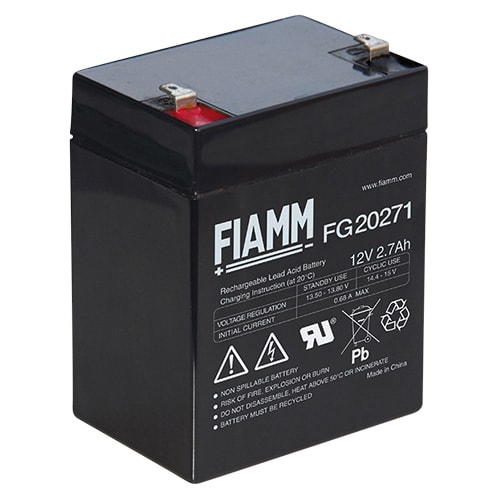 MELCHIONI SPA MEM491460379 BATT PIOMBO RIC.12V 2.7AH TERM. 4,8MM FI