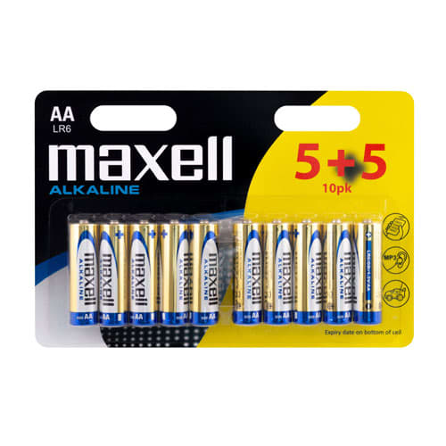 MELCHIONI SPA MEM491468508 BATTERIA AA MAXELL ALK. 10 PC.BLISTER LR